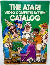 1981 Atari Video Computer System Catalog 43 Game Program Cartridges Booklet Book