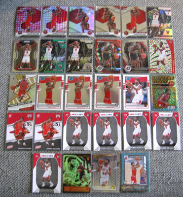 PATRICK WILLIAMS 28-CARD RC LOT 2020-21 Mosaic/Prizm/Rev./Optic RR...BULLS
