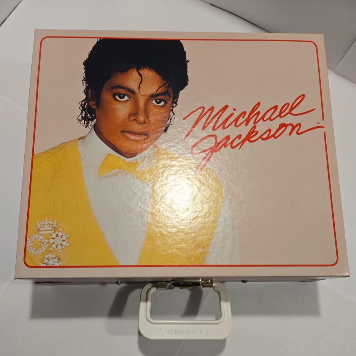 MICHAEL JACKSON VANITY FAIR PHONOGRAPH RECORD PLAYER ERTL 1984 VTG