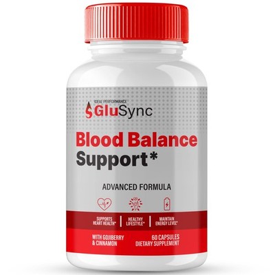 Glu Sync Blood Sugar Support Metabolic Health Supplement - 60 Capsules