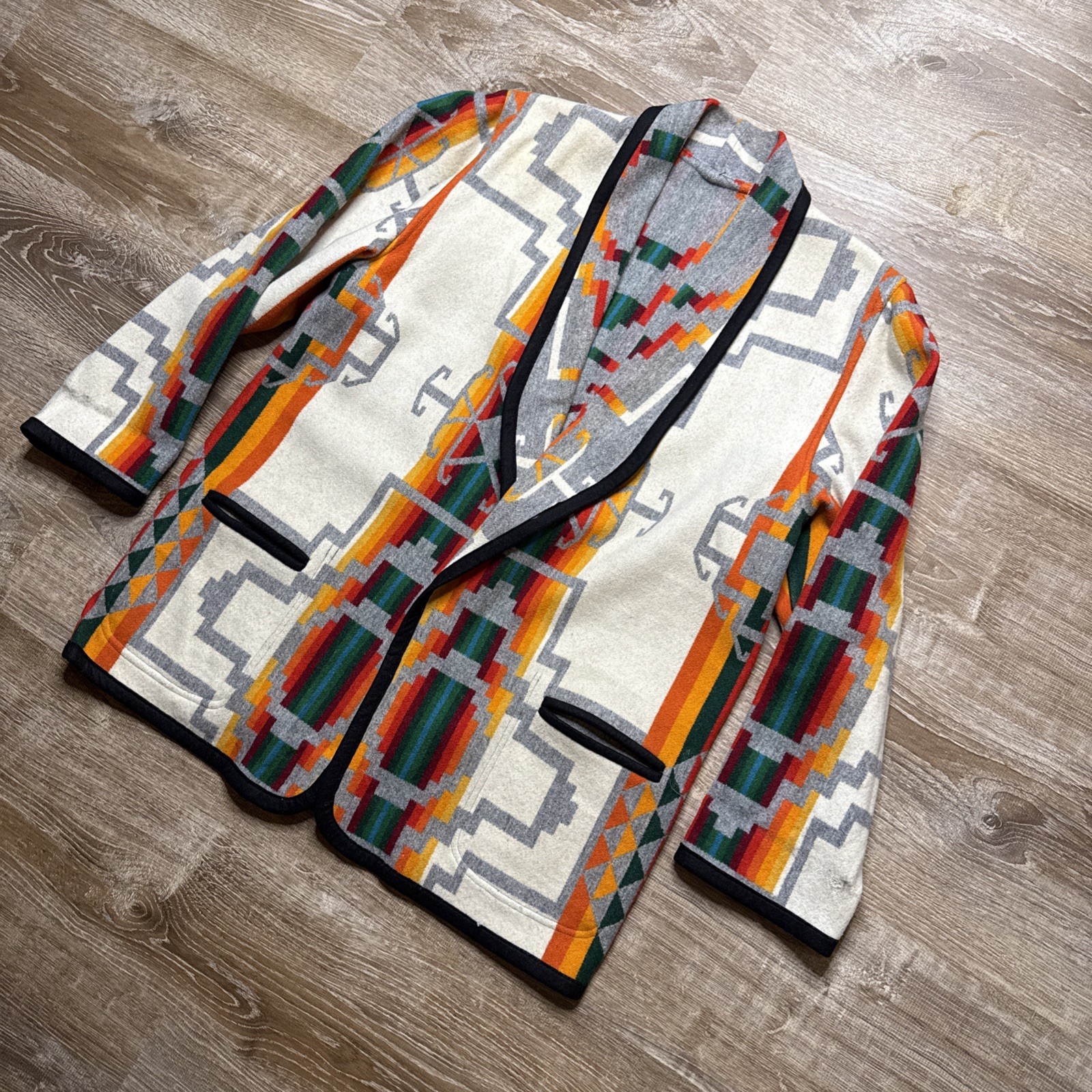 Pendleton Style Wool Blank reversible Women’s Bla… - image 2