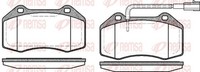Remsa Bremsbelagsatz Scheibenbremse 1113.12 FüR 500 Abarth 595 Alfa Mito 955 695
