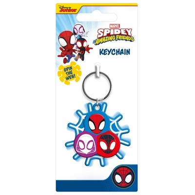 Spidey and Friends - Three - Spinner Keyring