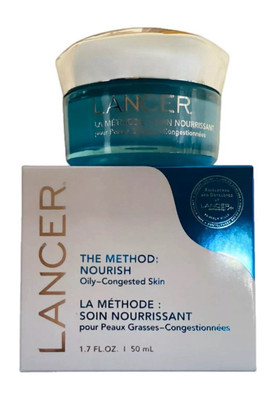   Los Aus 2 Lancer The Methode Nähren Fettige/Verstopft Haut 50ml Neu IN Box