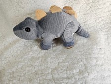 HUg Fun Dinosaur Stegosaurs Plush Gray 10 Lon...