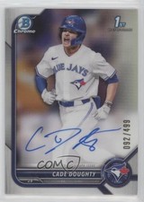 2022 Bowman Draft Chrome Pick Refractor 92/499 Cade Doughty #CDA-CDY Auto 15r3