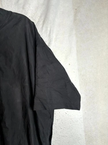 Ben Hogan Windbreaker Jacket Mens Large Black Ribbed Hem Short Sleeve 1/4 Snap image 2