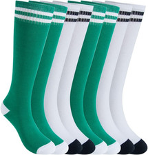Knee High Socks for Kids, Cotton Soccer Socks for Boys, Girls, Toddlers