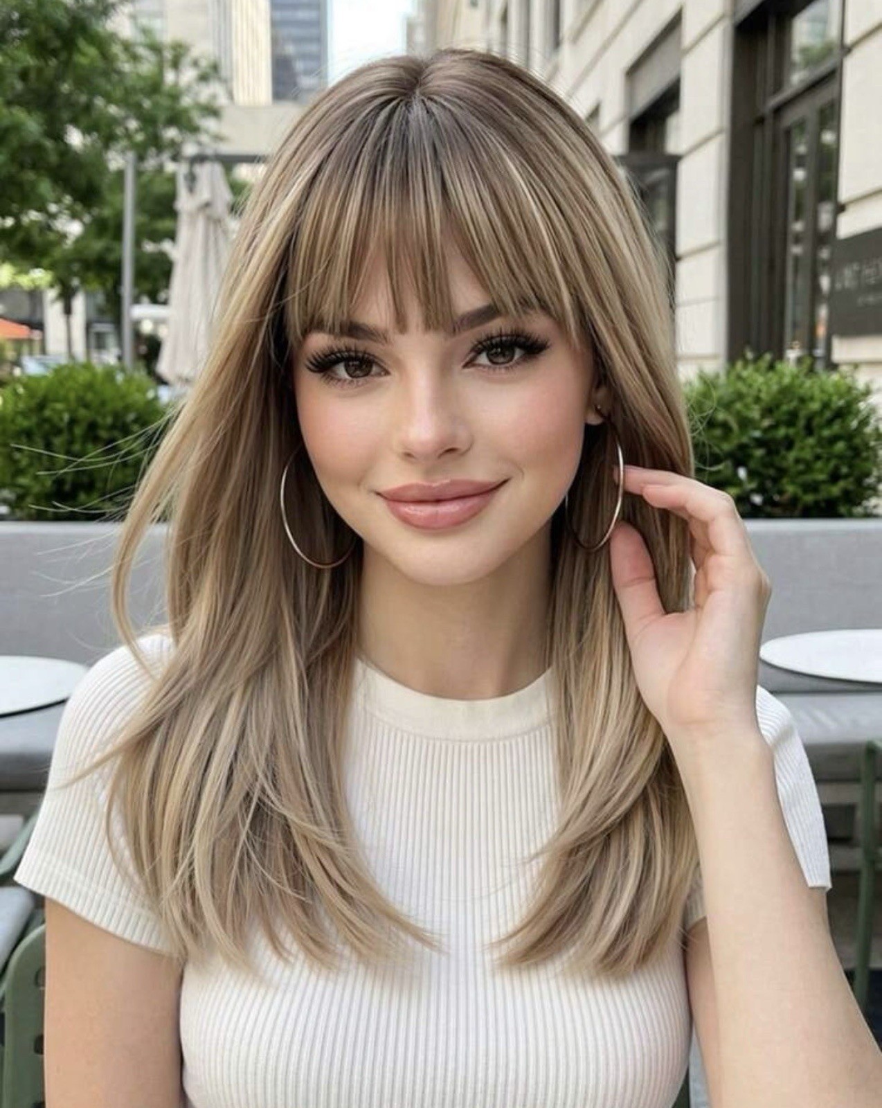 Perruque cheveux raides courts brune 40cm synthétique avec filet femme