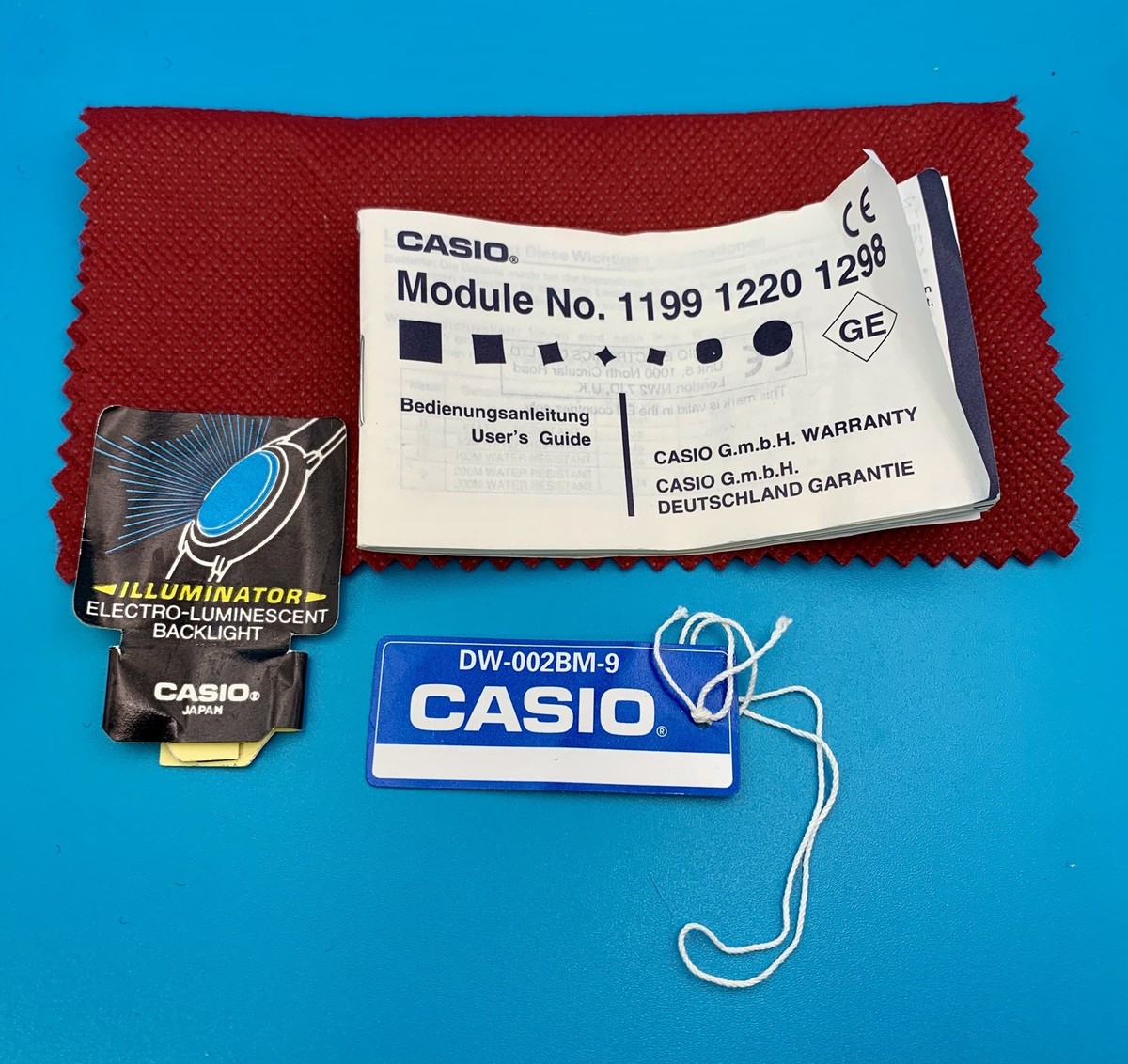 CASIO VINTAGE G-SHOCK DW-002BM-9 Bob Marley Rastafarian 1995 Japan