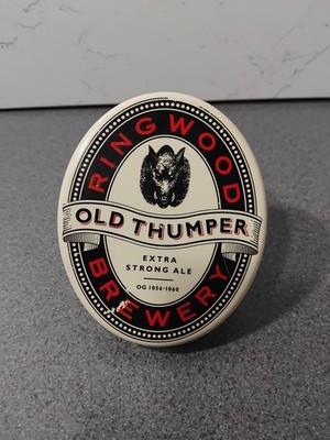 Bier Zapfsäulenschild Ringwood Brauerei - alter Klopfer 