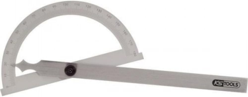 Produktbild von KS Tools Winkelgradmesser Mit Offenem Bogen – 200 Mm Länge, Präzise Winkelmessung