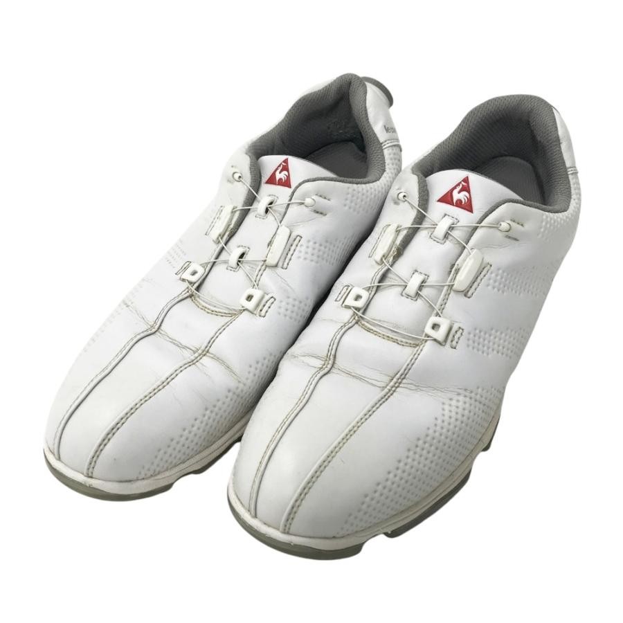 Lecoq QQ2NJA01 Boa Golf Shoes for Men - White Size 26cm