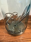 Blue Ball Antique Quart Canning Jars 2 Wire Glass Seals Sure Seal Ideal 1908 — photo 5
