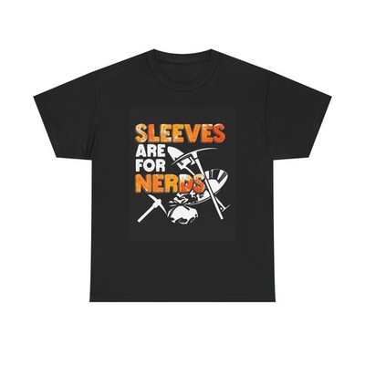 Sleeves Are For Nerds Shirt Funny Blue Collar  Work Unisex Heavy Cotton Tee