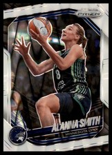 2025 Panini Prizm WNBA ALANNA SMITH White Seismic Prizm #101 Lynx
