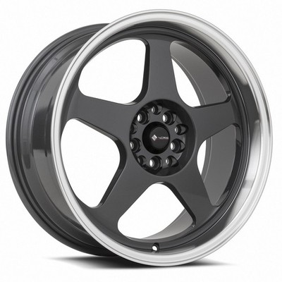 Vors Wheels Rim SP1 18x8 5x100/5x114.3 ET35 73.1CB Hyper Black Machine Lip