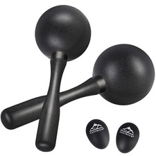 Maracas Shaker Rattles ABS Sand Hammer Hand Percussion Rattles for Adults, Gr...