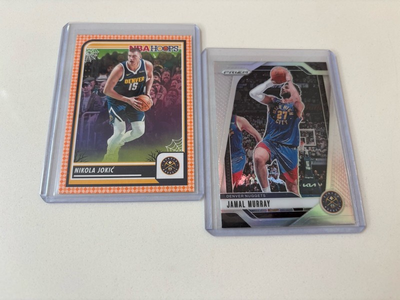 NBA Hoops Halloween Orange Nikola Jokic + Prizm - Jamal Murray Silver - Nuggets