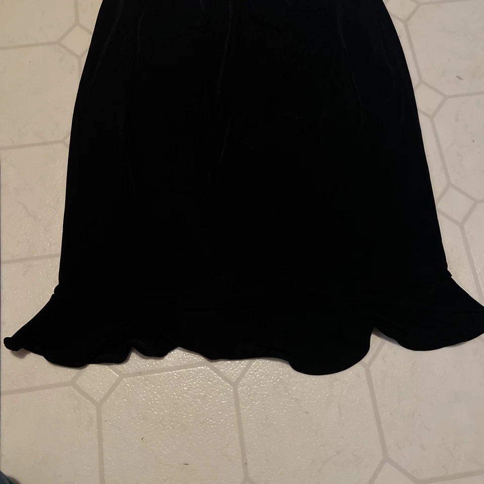 Женская юбка Chico's Travelers размер 1 черная без застежек длина до колена эластичная талия - Изображение 3 из 3