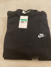 Nike Sportswear Club Fleece Pullover Hoodie Sweatshirt, XL - Black