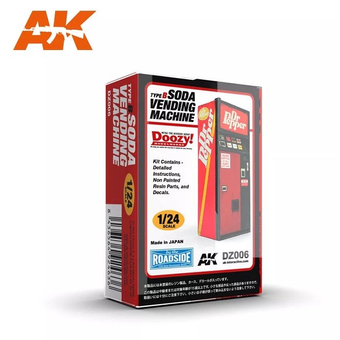 Ak Interactive Dz006 - 1/24 Soda Vending Machine / Type B - New