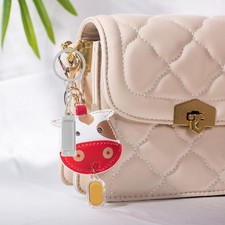 4 Pcs Bulk Mini Harmonica Keychain with Small Musical Instrument