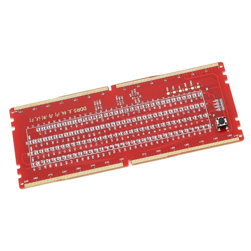 DDR5 Desktop Mainboard Test Card Memory Slot Tester Board With LED Light For New - Afbeelding 14 van 22