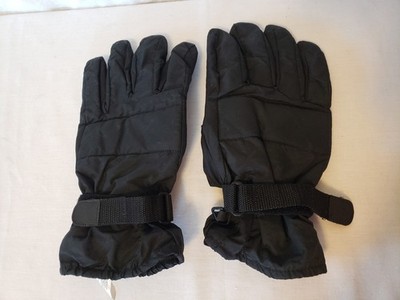 Totes Isotoner Mens Gloves Lightweight Size Large Black Lined Vintage