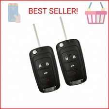 2X Remote Key Fob Shell Case for Chevrolet Cruze 2011 2012 2013 2014 2015 2016 f