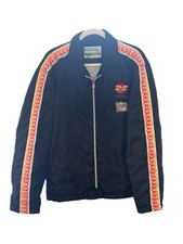 Vintage 1994 Diesel Industry Jacket Black Nylon Retro Logo Sleeve Tape Men  s XL