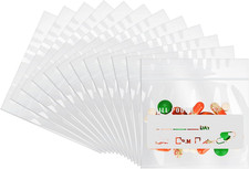 Pill Pouch Bags for Travel 120 Pack , 6 Mil BPA Free Reusable Pill Bags 3 X 2.7