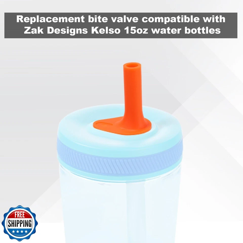 6 Piezas Válvulas de Mordida de Repuesto para Zak, Repuesto Boquilla Silicona Libre de BPA M Foto 3 de 4