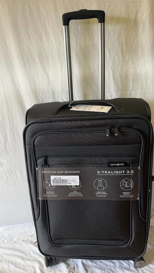 $499 SAMSONITE X-Tralight 3.0 25" Check-In Spinner Medium Luggage Suitcase Gray - Image 3 of 4
