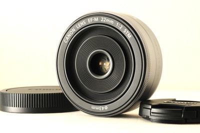 Canon EF-M 22mm F/2 STM AF Lens for EOS Silver From Japan [ Mint ] #6632