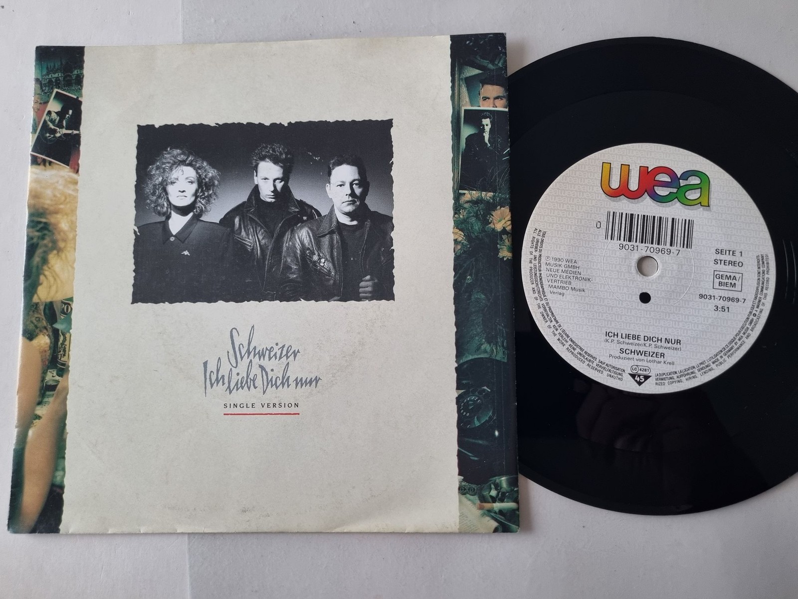 Schweizer - Ich Liebe Dich Nur 7'' Vinyl Germany
