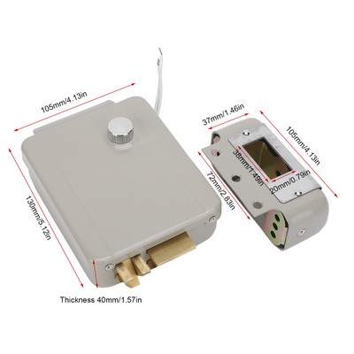 Electric Door Strike Lock Kit For Community Access Control 2 Way Talking 2 W Hot