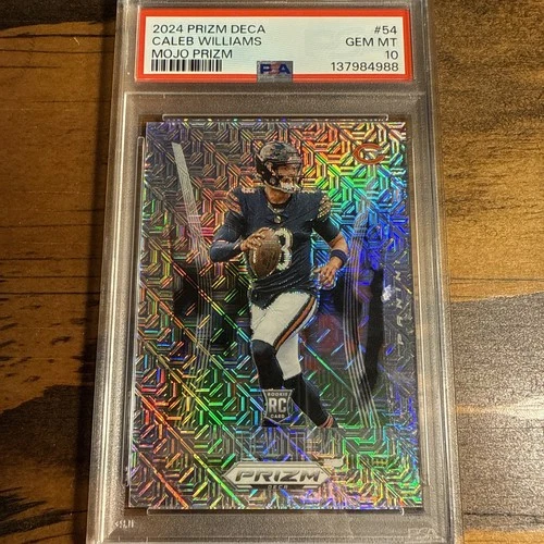 2024 Panini Prizm Deca Caleb Williams True Mojo 27/30 PSA 10 FIRST ON PRINT 💎🔥