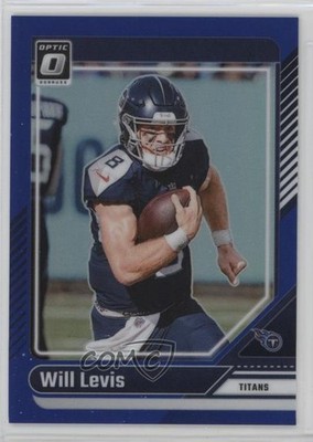 2024 Panini Donruss Optic Blue Prizm 85/199 Will Levis #189 11oh