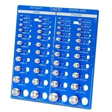44 Nut and Bolt Thread Checker,Bolt Size and Thread Gauge,Bolt and Nut Identi...