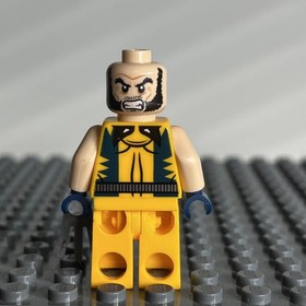 LEGO Wolverine Minifigure sh0017 Super Heroes X-Men 6866 Marvel CMF Lot Rare 2V