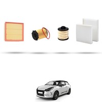 Hoffcar Set Service - 4 Filter FüR Ds3 1.6 Bluehdi 88Kw Von 2014