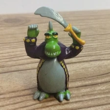 Rare Vintage Crash Bandicoot KOMODO MOE Action Figure Sony PS1 1in