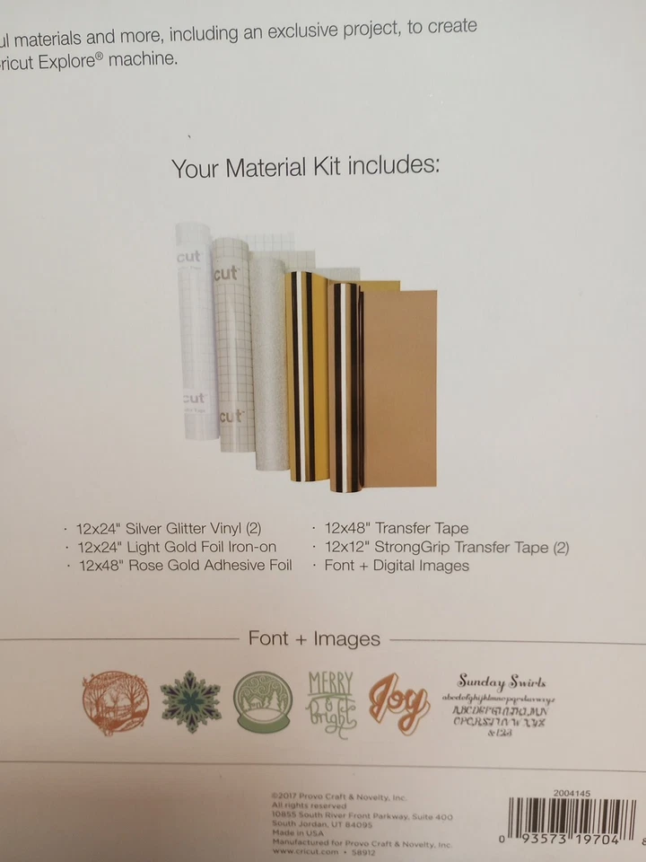 Kit de materiales Cricut Holiday Sparkle and Shine nuevo sin usar  Foto 4 de 4