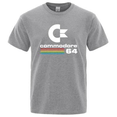 Lockeres Herren T-Shirt | Commodore 64 Print | Retro Cool Sommer Top