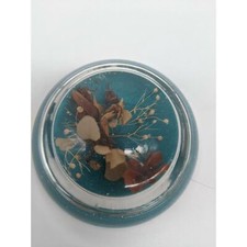 Floral Resin Paperweight