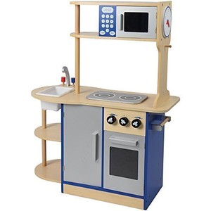 wooden deluxe kitchen and cooking set