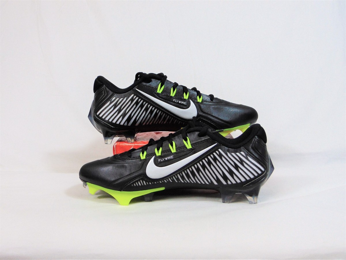 Nike Vapor Edge 360 VC Vapor Carbon Black Football Cleats Sz 7.5