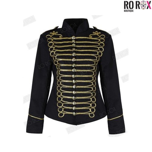 ladies black and gold jacket