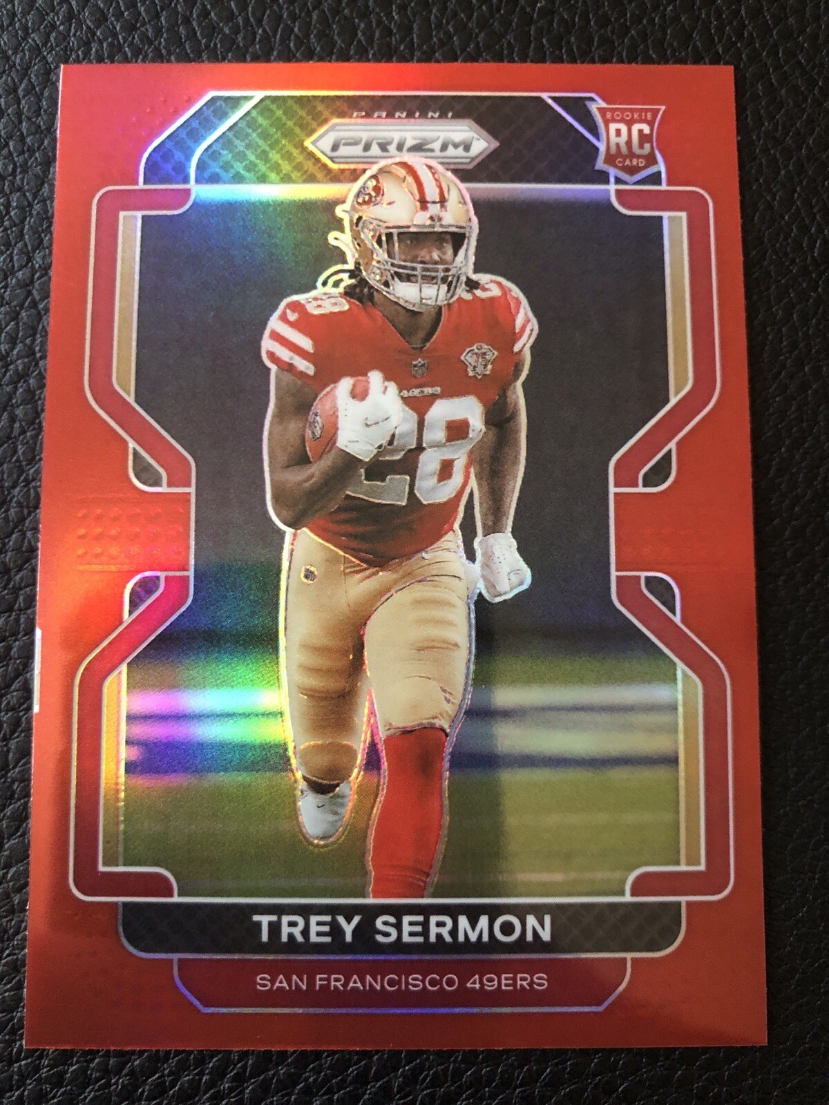 TREY SERMON 2021 Panini Prizm Rookie Card - 49ers #354 Retail Red SSP